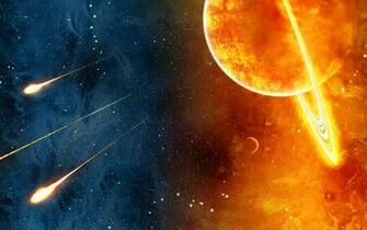 Sun Comets Space HD Wallpaper Res