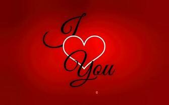 I Love You Heart Red Wallpaper Punjabigraphics