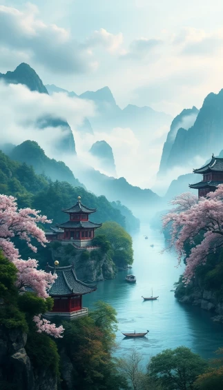 Chinese Landscape Wallpaper