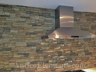 Kitchen Faux Stone Wall Contemporary Miami By Antico Elements