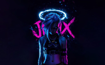 Jinx Wallpaper 4k Neon Art Dark 5k