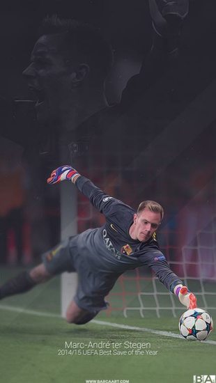 Bar A Art On Barcastuff Ter Stegen Save Of The