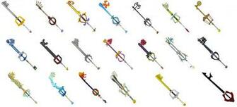 This Kingdom Hearts Keyblades Keyblade Many Keychains Image From Our