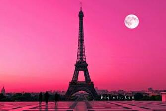 Eiffel Tower Amazing Pink Wallpaper And Pictures