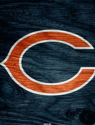 Chicago Bears Blue Weathered Wood Wallpaper For Blackberry Curve