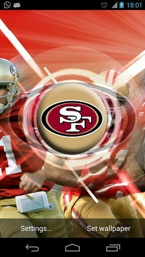 Bigger San Francisco 49ers Wallpaper For Android Screenshot