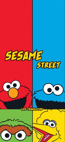 Laetitia On Elmo Friends iPhone Wallpaper