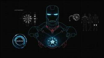 HD Wallpaper Iron Man Scheme Armor Futuristic