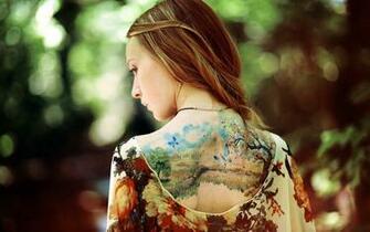 Tattooed Landscape Fresh Tattoo Ideas