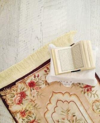 Open Mushaf On Prayer Mat Quran Wallpaper Islam