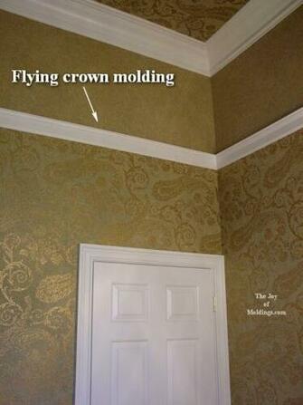 Free Download Embossed 5 1 8 Crown Molding Wallpaper Border