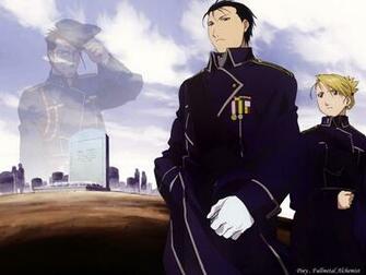 Alchemist Roy Mustang Maes Hughes Riza Hawkeye Wallpaper Background