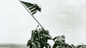 Raising Iwo Jima Grayscale Redneck Wallpaper Hq