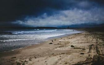 Stormy Sky Over The Ocean Wallpaper