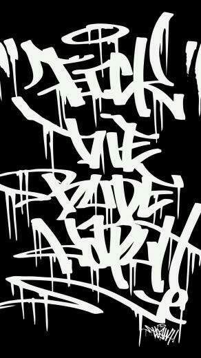 Mobile Wallpaper Graffiti Letters 3d iPhone