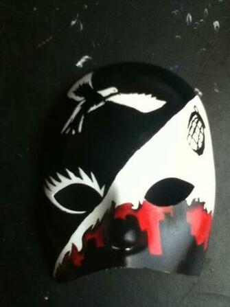 Hu Soldier Dove And Grenade Mask By Crimson V Black