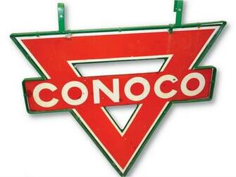 Rm Sotheby S Conoco Triangle Sign Auburn Spring
