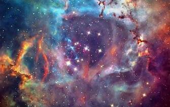 Galaxy Quotes Abstract Background Trendy Wallpaper