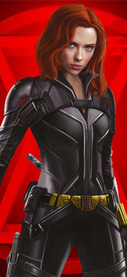 Black Widow 4k Poster iPhone X Wallpaper