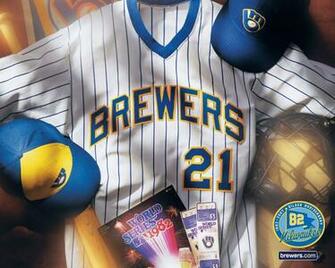 Milwaukee Brewers Wallpaper Jersey