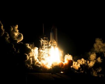 Silhouetted Against The Night Sky Nasa