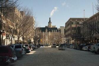 Downtown Saskatoon The Delta Bessborough Hotel In Background