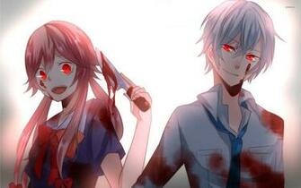 Aru And Yuno Future Diary Wallpaper Anime