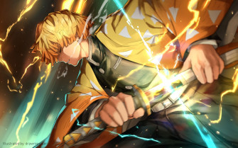 Zenitsu Agatsuma Epic HD Wallpaper