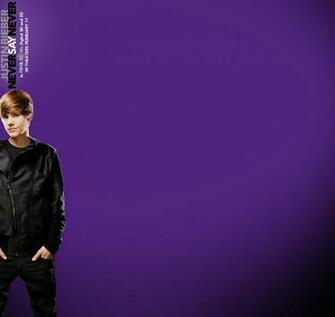 Fun Plannet Justin Bieber Purple Background