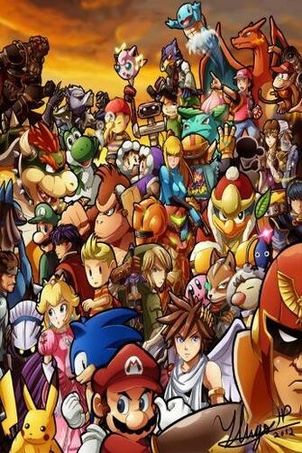 Super Smash Bros Wii Wallpaper For iPhone