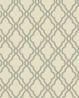 Green And Grey Hampton Trellis Wallpaper