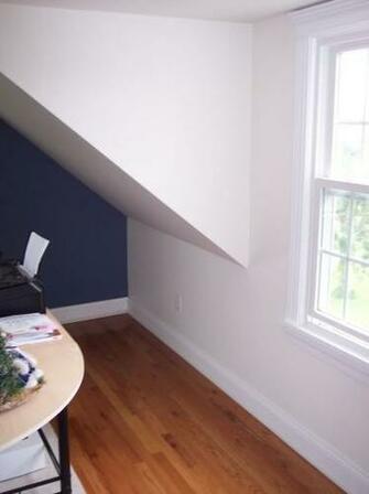 Acadia White Next To Trim And Blue Accent Wall Graphics Code