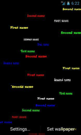 My Name Live Wallpaper Android Apps On Google Play