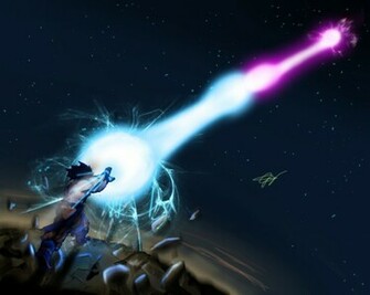 Kamehameha Vs Galick Gun Wallpaper Goku Vegeta By Marsethunder