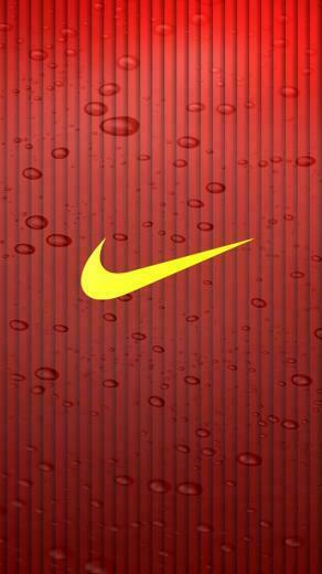 Yellow Nike Logo iPhone Plus And Wallpaper