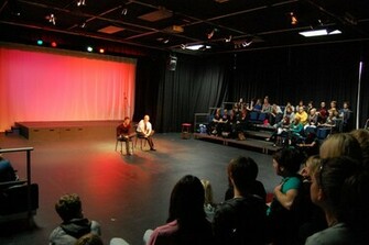 Mitch Hewer Gives Acting Lessons