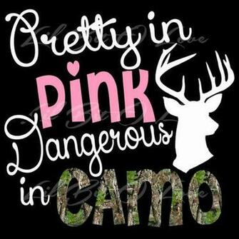 Pretty In Pink Dangerous Camo Three Color Vinyl Decal