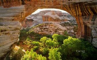 Sipapu Bridge In Natural Bridges National Monument Utah George H