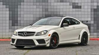 M Benz C63 Amg Black Series Aerodynamics Package Diamond White
