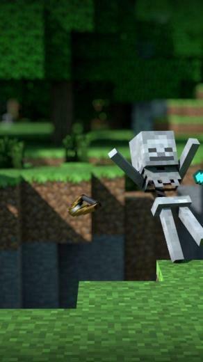 Minecraft iPhone Wallpaper Top