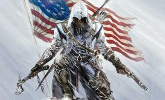 3d American Flag 0n The Ice HD Wallpaper Computer