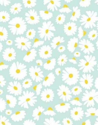 Pop Daisy Removable Wallpaper Seafoam In With Image