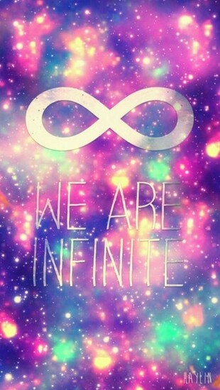 Wallpaper Infinity And Cute Girly Quotes