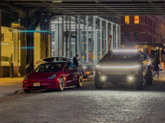 Pics Tesla Cybertruck Prototype On New York City Roads