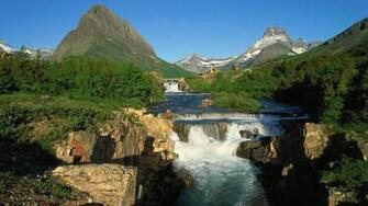 Glacier National Park Landscape Wallpaper Full HD Desktop