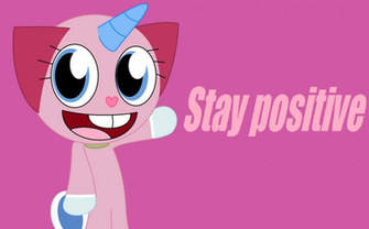 Unikitty Stay Positive By Artiststar144
