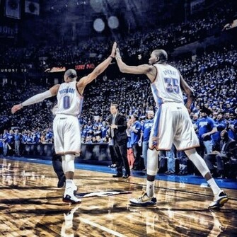 Russell Westbrook And Kevin Durant Wallpaper The Art Mad