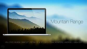 Mountain Range By Blackdiamondone