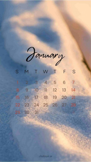 Printable January Calendar Calendars Shuteye