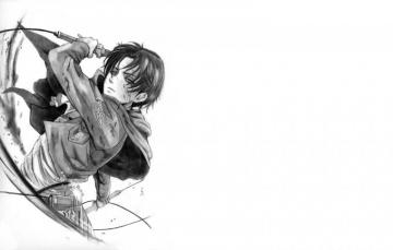 Levi Ackerman Wallpaper Black And White Pictures